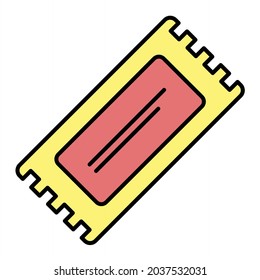 Vektorkarten mit ausgefülltem Symboldesign
