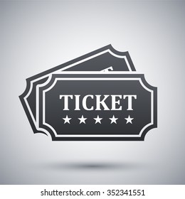 Vector tickets icon