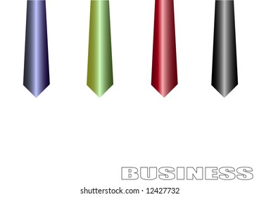 Vector tie design can use either for father's day or business