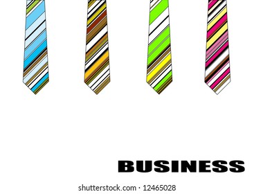 Vector tie design either for father's day or business