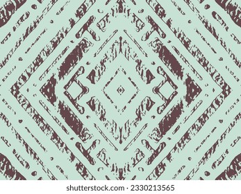 Fondo del tinte del tubo vectorial. Impresión étnica. Patrón psicodélico de mármol. Ornamento Aqua Boho. Fondo Gráfico. Mosaico de tinta marrón. Impresión textil acuarela. Efecto cicatrizador.