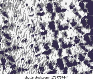 Vector Tie Dye. Denim Fabric Print. Shibori. Indigo Boho Geo Pattern.  Watercolor Effect. Blue Textile Print. Japanese Background. Tie Dye Colorful. Denim Summer Fashion. Organic Boho.