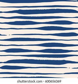 Vector tie dye seamless pattern. Hand drawn shibori print. Ink textured japanese background. Modern batik wallpaper tile. Watercolor indigo endless backdrop.