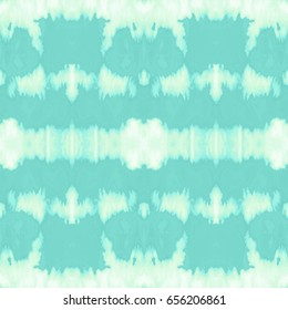Vector tie dye seamless pattern. Hand drawn shibori print. Ink textured japanese background. Modern batik wallpaper tile. Watercolor endless backdrop.