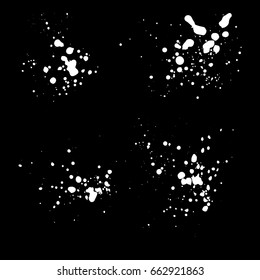 Vector tie dye seamless pattern. Hand drawn shibori print. Ink textured japanese background. Modern batik wallpaper tile. Watercolor monochrome endless backdrop. Black and white monochrome swimwear.