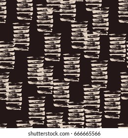 Vector tie dye seamless pattern. Hand drawn shibori print. Ink textured japanese background. Modern batik wallpaper tile. Watercolor monochrome endless backdrop. Black and white monochrome swimwear.