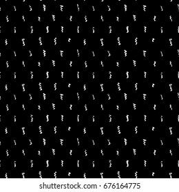 Vector tie dye seamless pattern. Hand drawn shibori print. Ink textured japanese background. Modern batik wallpaper tile. Watercolor endless backdrop. Black and white monochrome swimwear.