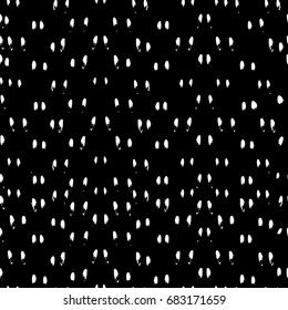 Vector tie dye seamless pattern. Hand drawn shibori print. Ink textured japanese background. Modern batik wallpaper tile. Watercolor endless backdrop. Black and white monochrome swimwear.