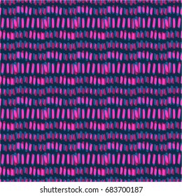 Vector tie dye seamless pattern. Hand drawn shibori print. Ink textured japanese background. Modern batik wallpaper tile. 