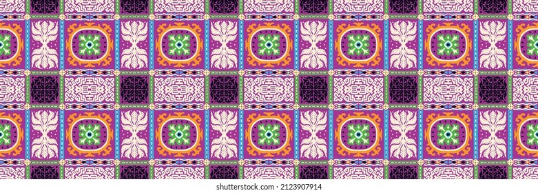 Vector tie dye shibori print. Seamless hand drawn pattern. Ink textured japanese background. Modern batik wallpaper tile. Watercolor endless backdrop.