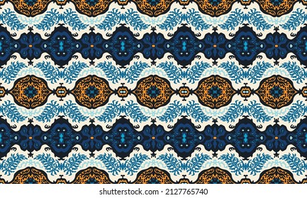 Vector tie dye shibori print. Seamless hand drawn pattern. Ink textured japanese background. Modern batik wallpaper tile. Watercolor endless backdrop.