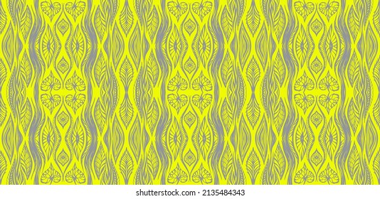 Farbstoff Shibori-Schriftzeichen aus Vektorband. Nahtlose, handgezeichnete Muster. Tintenfisch strukturierter japanischer Hintergrund. Moderne Batik-Tapete. Aquarellfarben, unendlicher Hintergrund.