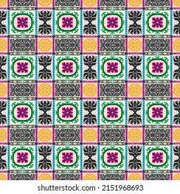 Vector tie dye shibori print. Seamless hand drawn pattern. Ink textured japanese background. Modern batik wallpaper tile. Watercolor endless backdrop.
