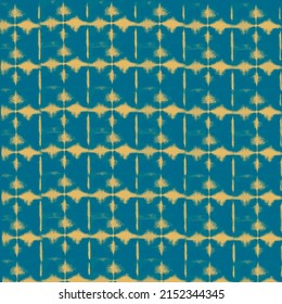 Tono vectorial, huella Shibori. Patrón sin brillo dibujado a mano. La tinta textura el fondo japonés. Baldosa de papel de batik moderno. Fondo interminable de acuarela.