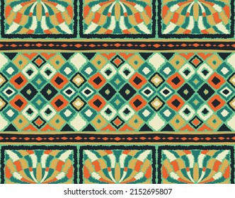 Vector tie dye shibori print. Seamless hand drawn pattern. Ink textured japanese background. Modern batik wallpaper tile. Watercolor endless backdrop.