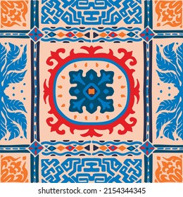 Huella shibori de tinte vectorial. Patrón dibujado a mano sin inconveniente. La tinta textura el fondo japonés. Baldosa de papel de batik moderno. Fondo interminable de acuarela.