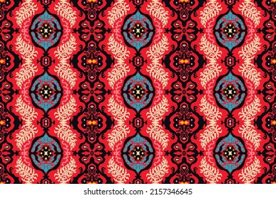 Farbstoff Shibori-Schriftzeichen aus Vektorband. Nahtlose, handgezeichnete Muster. Tintenfisch strukturierter japanischer Hintergrund. Moderne Batik-Tapete. Aquarellfarben, unendlicher Hintergrund.