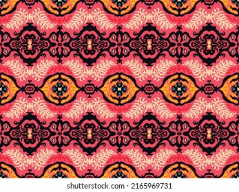 Huella shibori de tinte vectorial. Patrón dibujado a mano sin inconveniente. La tinta textura el fondo japonés. Baldosa de papel de batik moderno. Fondo interminable de acuarela.