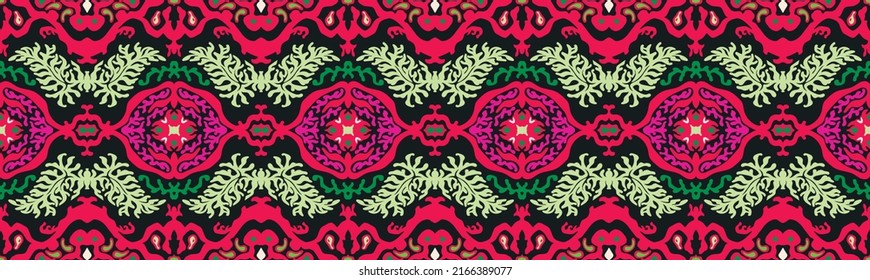 Vector tie dye shibori print. Seamless hand drawn pattern. Ink textured japanese background. Modern batik wallpaper tile. Watercolor endless backdrop.