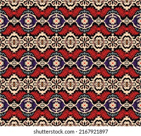 Huella shibori de tinte vectorial. Patrón dibujado a mano sin inconveniente. La tinta textura el fondo japonés. Baldosa de papel de batik moderno. Fondo interminable de acuarela.