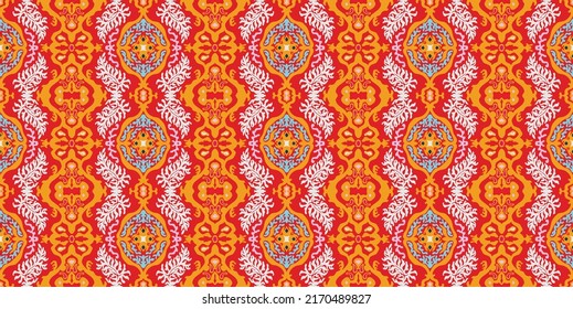 Vector tie dye shibori print. Seamless hand drawn pattern. Ink textured japanese background. Modern batik wallpaper tile. Watercolor endless backdrop.