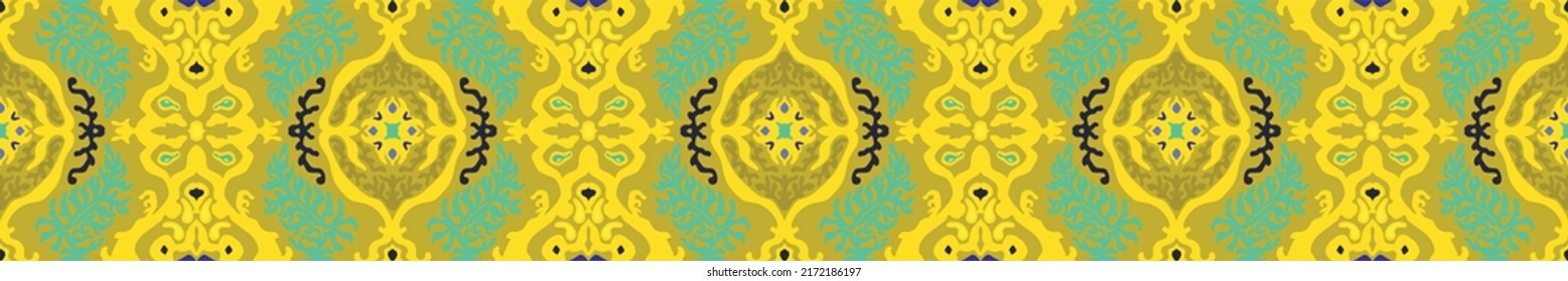 Huella shibori de tinte vectorial. Patrón dibujado a mano sin inconveniente. La tinta textura el fondo japonés. Baldosa de papel de batik moderno. Fondo interminable de acuarela.