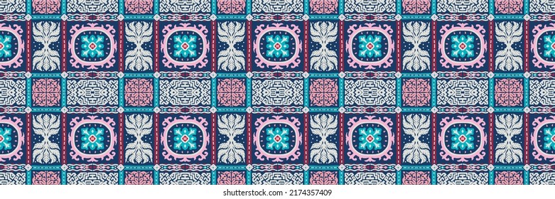 Huella shibori de tinte vectorial. Patrón dibujado a mano sin inconveniente. La tinta textura el fondo japonés. Baldosa de papel de batik moderno. Fondo interminable de acuarela.