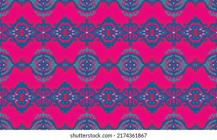Vector tie dye shibori print. Seamless hand drawn pattern. Ink textured japanese background. Modern batik wallpaper tile. Watercolor endless backdrop.