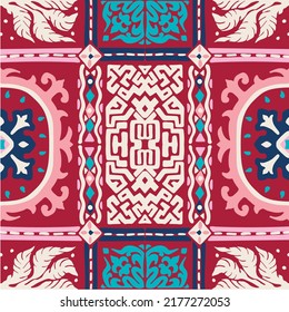 Huella shibori de tinte vectorial. Patrón dibujado a mano sin inconveniente. La tinta textura el fondo japonés. Baldosa de papel de batik moderno. Fondo interminable de acuarela.