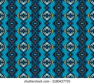 Vector tie dye shibori print. Seamless hand drawn pattern. Ink textured japanese background. Modern batik wallpaper tile. Watercolor endless backdrop.