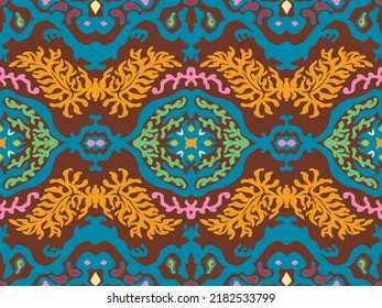 Huella shibori de tinte vectorial. Patrón dibujado a mano sin inconveniente. La tinta textura el fondo japonés. Baldosa de papel de batik moderno. Fondo interminable de acuarela.