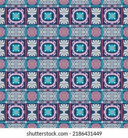 Farbstoff Shibori-Schriftzeichen aus Vektorband. Nahtlose, handgezeichnete Muster. Tintenfisch strukturierter japanischer Hintergrund. Moderne Batik-Tapete. Aquarellfarben, unendlicher Hintergrund.