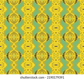 Vector tie dye shibori print. Seamless hand drawn pattern. Ink textured japanese background. Modern batik wallpaper tile. Watercolor endless backdrop.
