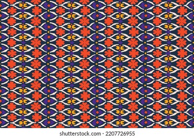 Vector tie dye shibori print. Seamless hand drawn pattern. Ink textured japanese background. Modern batik wallpaper tile. Watercolor endless backdrop.