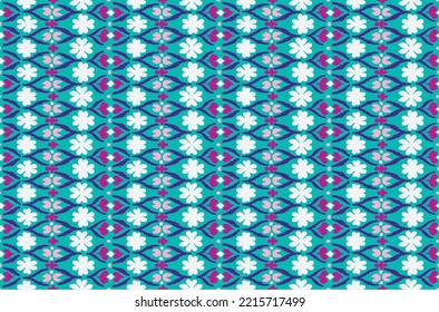 Vector tie dye shibori print. Seamless hand drawn pattern. Ink textured japanese background. Modern batik wallpaper tile. Watercolor endless backdrop.