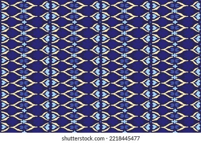 Vector tie dye shibori print. Seamless hand drawn pattern. Ink textured japanese background. Modern batik wallpaper tile. Watercolor endless backdrop.