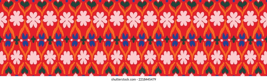 Vector tie dye shibori print. Seamless hand drawn pattern. Ink textured japanese background. Modern batik wallpaper tile. Watercolor endless backdrop.