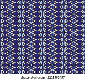 Vector tie dye shibori print. Seamless hand drawn pattern. Ink textured japanese background. Modern batik wallpaper tile. Watercolor endless backdrop.