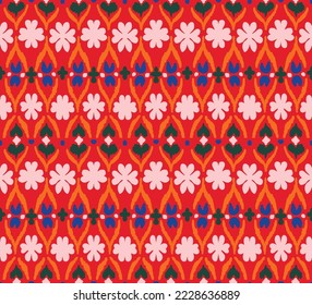 Vector tie dye shibori print. Seamless hand drawn pattern. Ink textured japanese background. Modern batik wallpaper tile. Watercolor endless backdrop.
