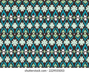 Vector tie dye shibori print. Seamless hand drawn pattern. Ink textured japanese background. Modern batik wallpaper tile. Watercolor endless backdrop.