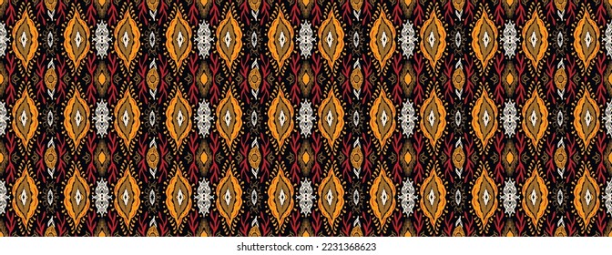 Vector tie dye shibori print. Seamless hand drawn pattern. Ink textured japanese background. Modern batik wallpaper tile. Watercolor endless backdrop.