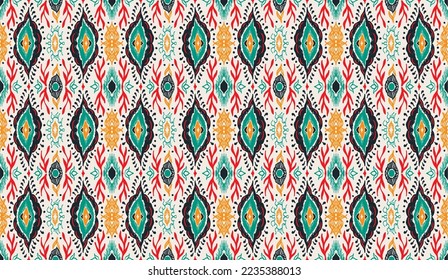 Vector tie dye shibori print. Seamless hand drawn pattern. Ink textured japanese background. Modern batik wallpaper tile. Watercolor endless backdrop.