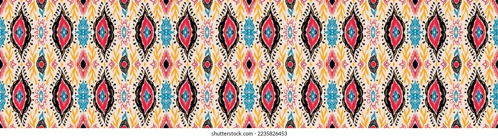 Vector tie dye shibori print. Seamless hand drawn pattern. Ink textured japanese background. Modern batik wallpaper tile. Watercolor endless backdrop.
