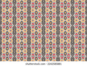 Vector tie dye shibori print. Seamless hand drawn pattern. Ink textured japanese background. Modern batik wallpaper tile. Watercolor endless backdrop.