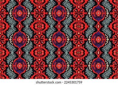 Vector tie dye shibori print. Seamless hand drawn pattern. Ink textured japanese background. Modern batik wallpaper tile. Watercolor endless backdrop.