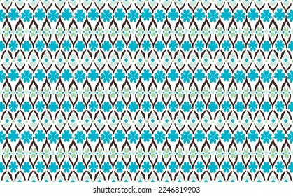 Vector tie dye shibori print. Seamless hand drawn pattern. Ink textured japanese background. Modern batik wallpaper tile. Watercolor endless backdrop.