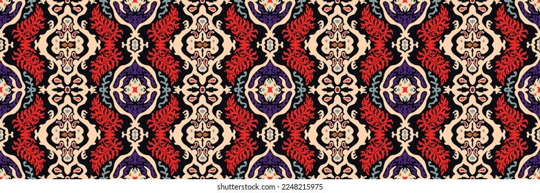 Huella shibori de tinte vectorial. Patrón dibujado a mano sin inconveniente. La tinta textura el fondo japonés. Baldosa de papel de batik moderno. Fondo interminable de acuarela.
