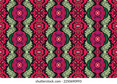 Vector tie dye shibori print. Seamless hand drawn pattern. Ink textured japanese background. Modern batik wallpaper tile. Watercolor endless backdrop.
