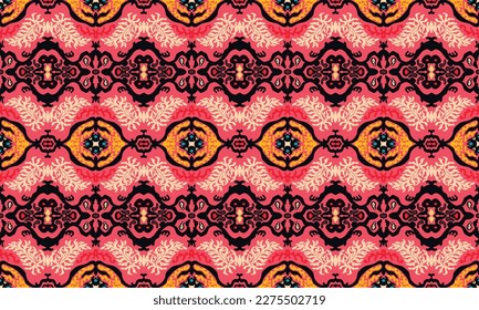 Huella shibori de tinte vectorial. Patrón dibujado a mano sin inconveniente. La tinta textura el fondo japonés. Baldosa de papel de batik moderno. Fondo interminable de acuarela.