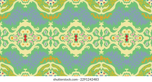 Farbstoff Shibori-Schriftzeichen aus Vektorband. Nahtlose, handgezeichnete Muster. Tintenfisch strukturierter japanischer Hintergrund. Moderne Batik-Tapete. Aquarellfarben, unendlicher Hintergrund.